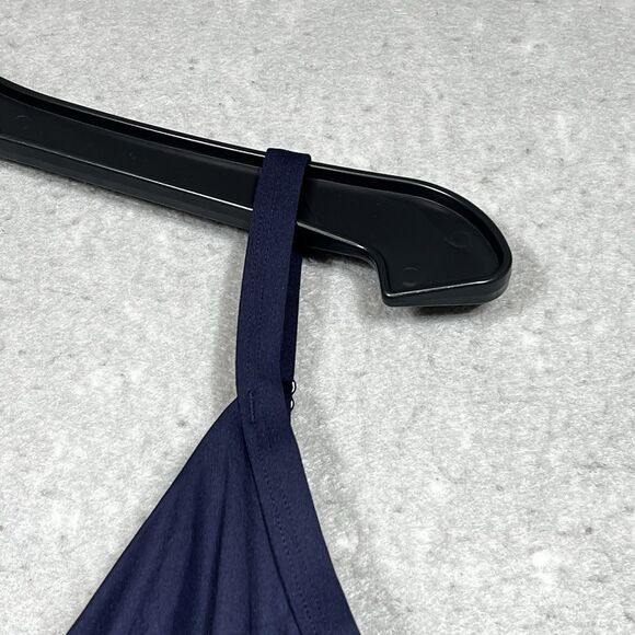 Sea Level Swim Bikini Top Womens Size 14 Blue Swimsuit Nylon Blended NWT - Picture 2 of 13